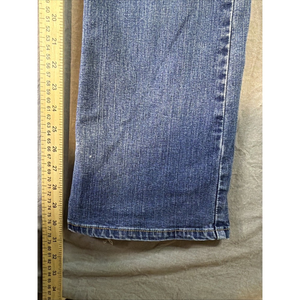 Levi's 515 Nouveau Boot Cut Stretch Jeans Women's Size 6 Short Medium Wash - Picture 8 of 16